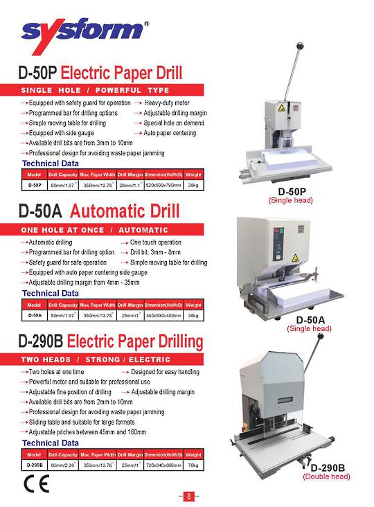 Electric Paper Drills